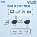 HDMI Extender NYK HDMI Extension Kabel LAN Ethernet 200M RJ45 EX H200_5
