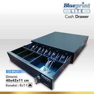 CASH DRAWER BLUEPRINT CD-BPL01 LACI UANG CDBPL01 40x42x11 Cm_2