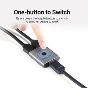 VENTION HDMI 2.0 Switcher Splitter 2 in 1 Out / 1 in 2 Out Bi-Directional - AFU_3