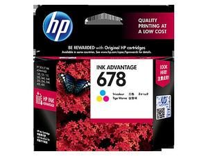 Catridge HP 678 Tri-color Tinta Cartridge 678 colour Original ink_2