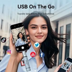 Vention USB-A Female to Lightning Male OTG Adapter For Iphone PD Power Supply Ad_3
