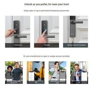 Ezviz DL05 Smart Fingerprint Door Lock Handle Kunci Pintu Doorlock DL-05 Alarm D_2
