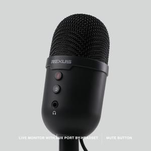 Microphone Gaming REXUS USB with RGB Light XORA DM2 Rexus XORA II_2