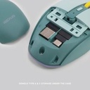 Mouse REXUS Q-10 Wireless + Bluetooth Gaming Silent Nava Q10 Recharge Battery_3