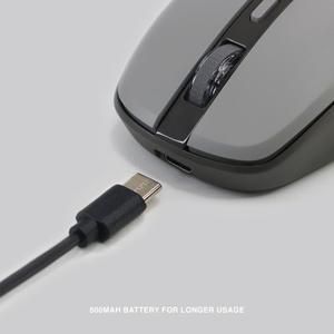 Mouse REXUS Q-10 Wireless + Bluetooth Gaming Silent Nava Q10 Recharge Battery_4