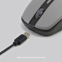 Mouse REXUS Q-10 Wireless + Bluetooth Gaming Silent Nava Q10 Recharge Battery_4
