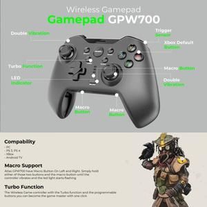 NYK Nemesis Gamepad GPW-700 Wireless 2.4Ghz with Macro ATLAS GPW700_2