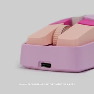 Mouse REXUS Wireless + Bluetooth Office Retro QB400 Recharge Battery - QB 400_3