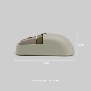 Mouse REXUS Wireless + Bluetooth Office Retro QB400 Recharge Battery - QB 400_4