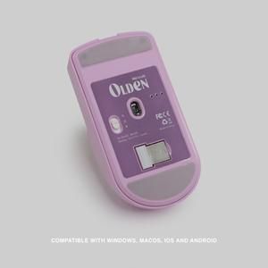 Mouse REXUS Wireless + Bluetooth Office Retro QB400 Recharge Battery - QB 400_5