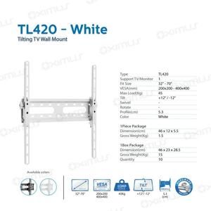 BRACKET TV LED LCD MONITOR 32"-70" OXIMUS TL420 Wallmount Tilt_2