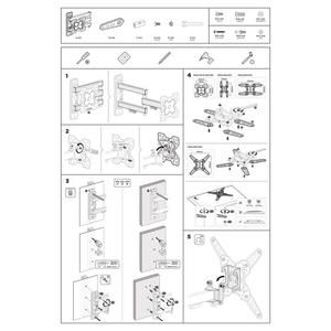 Bracket TV Led Monitor Oximus L10A ( 13"-32" ) BRACKET TV Wall Mount Bracket 20k_3