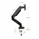 Oximus HYDRA ZDP1118 - Desk Mount Bracket LED Monitor 19 - 34" Inch SINGLE ARM G_3