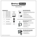 BRACKET TV LED LCD MONITOR 32"-65" OXIMUS AQUILA 6450 WALL MOUNT TILT - AQUILA 6_4