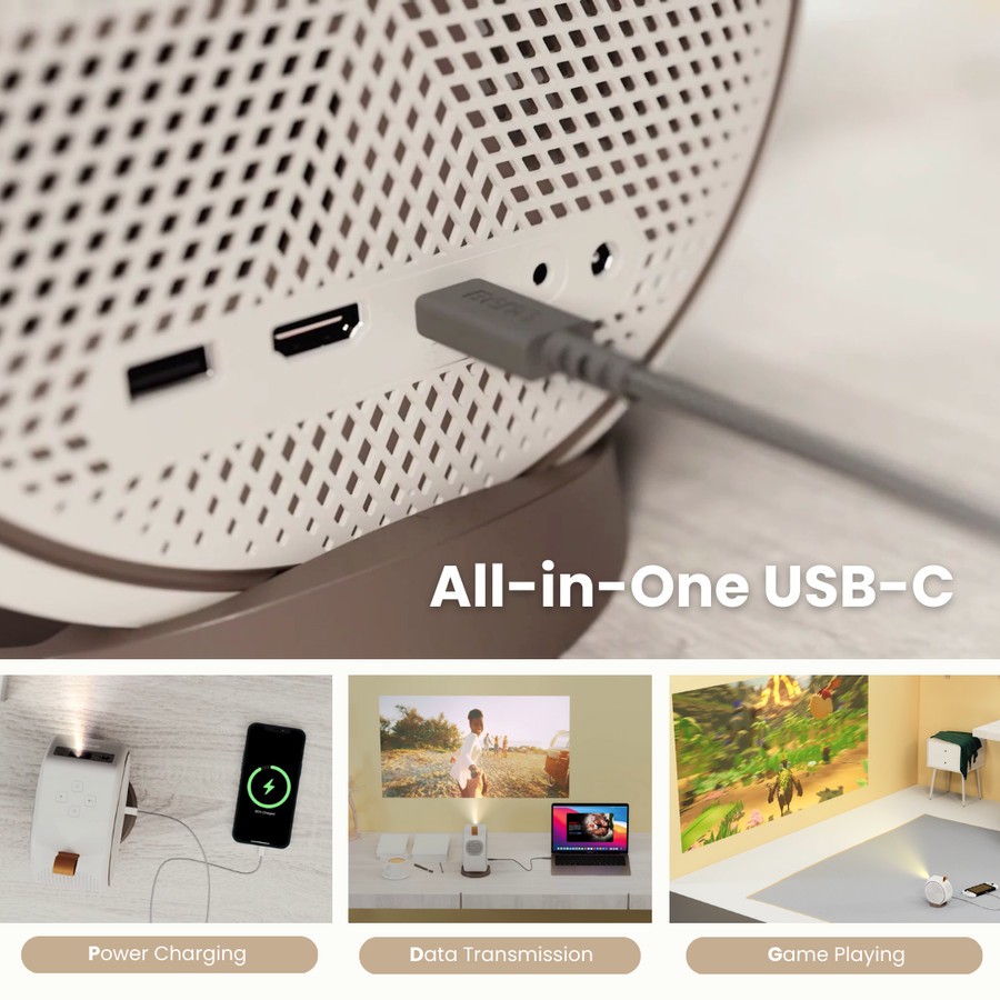BenQ GV31 / GV-31 1080p Portable Projector with Rotating Angle Projection_5