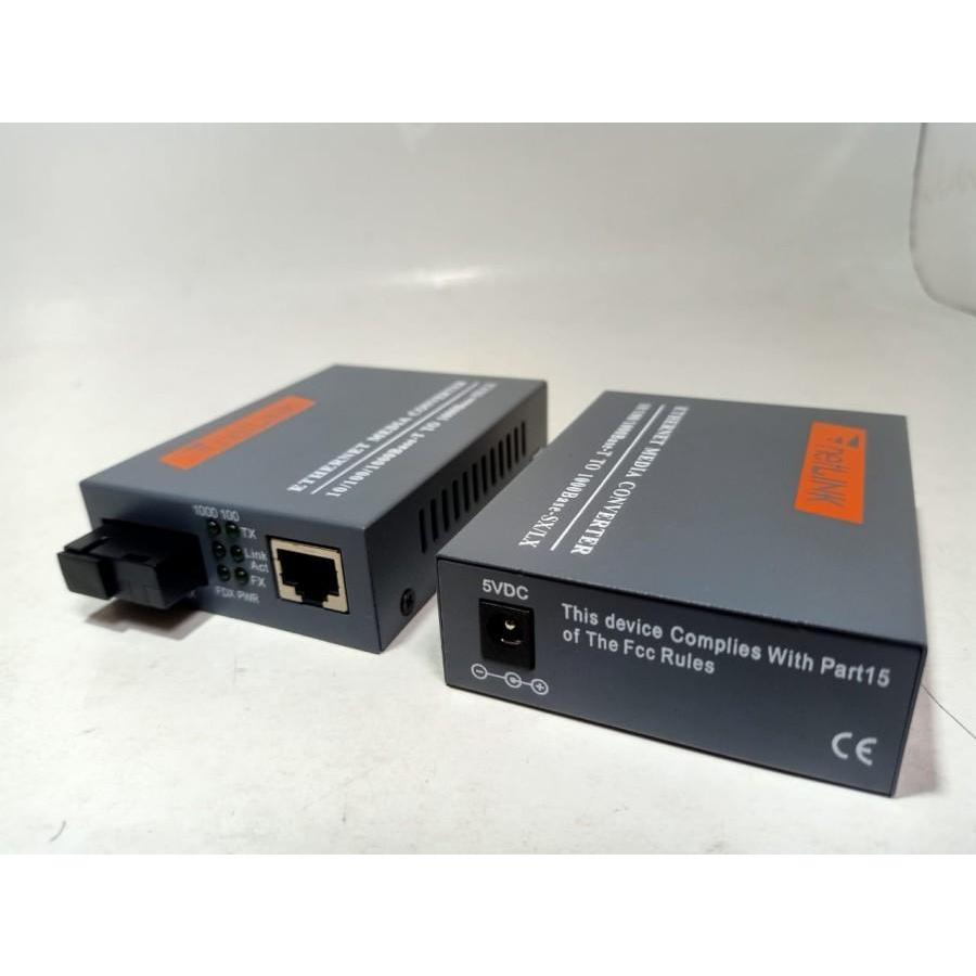 Media Converter Netlink Gigabit Lan 10/100/1000 To RJ45 Netlink  HTB-GS03 | HTBG_3