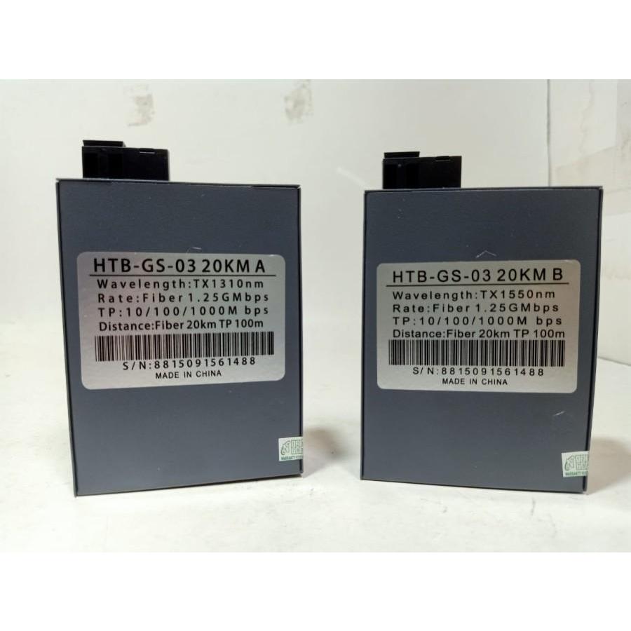 Media Converter Netlink Gigabit Lan 10/100/1000 To RJ45 Netlink  HTB-GS03 | HTBG_4