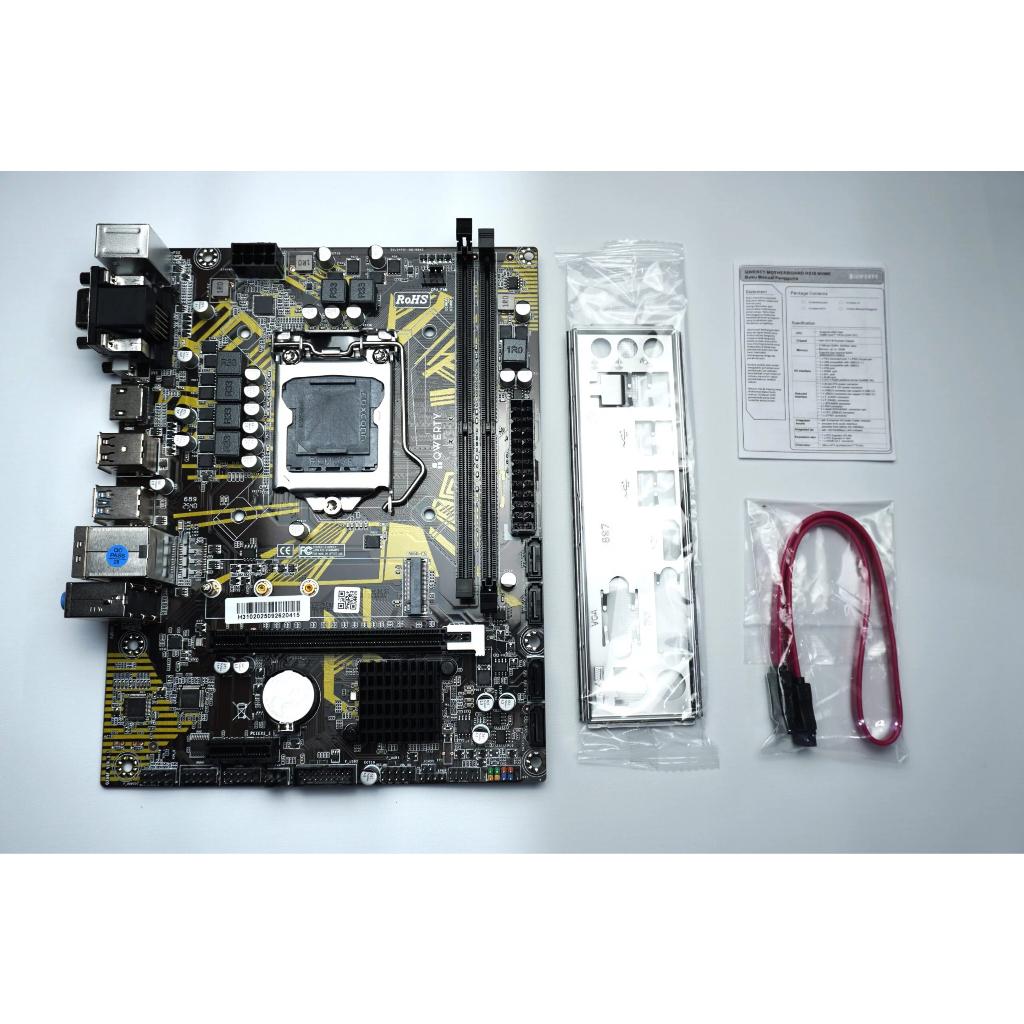 MOBO QWERTY H110 NVME Motherboard H 110 DDR4, LGA 1151 GARANSI 1 TAHUN_2