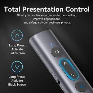Vention Wireless PowerPoint Presentation Green Laser Pointer 2.4Ghz With USB C C_2
