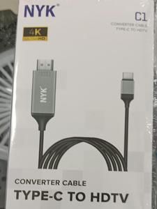 NYK C1 Converter Cable Type-C to HDMI 2 Meter - Kabel TypeC to HDTV HDMI 2M_3