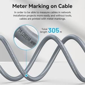 Vention Kabel Lan UTP Untuk Kamera CCTV 305M Gray - IJCH305_4