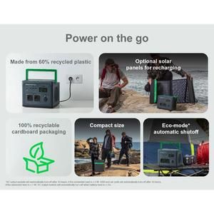 APC Schneider OffGrid Portable Power Station 500, 517Wh Lithium-ion, 2 Schuko, S_5