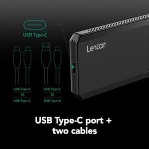 SSD Eksternal Lexar SL600 1TB / 2TB / 4TB SSD External Portable USB-C 3.2 Gen 2x_4