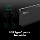 SSD Eksternal Lexar SL600 1TB / 2TB / 4TB SSD External Portable USB-C 3.2 Gen 2x_4