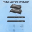 BAFO HDMI EXTENDER BF375 KVM HDMI Extender over Cat6 / Cat 6 200M BAFO BF-375 Pe_2