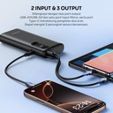 ROBOT Power Bank RT102 10000mAh 15W Dual Port Type C Micro USB Fast Charging Hit_3