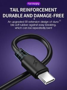 Kabel Data WEKOME WDC-106a Black Type-C to Type-C Data Cable_4
