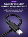 Kabel Data WEKOME WDC-106a Black Type-C to Type-C Data Cable_4