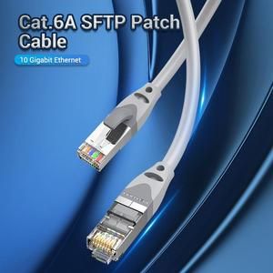 VENTION Kabel Lan Ethernet Cat 6 Cat6 RJ45 Gigabit SSTP FTP 15 Meter - Abu-abu /_2
