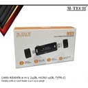 CARD READER MTECH CR30 USB C MICRO USB 3 IN 1 SD CARD OTG 3.0 CR-30_3