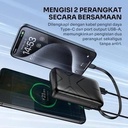 ROBOT RT-17 Smart Powerbank Mini 37W 10000mAh With Cable USB to Type C Power Ban_3