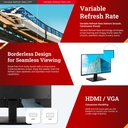 Monitor LED ViewSonic VA2209-H-2 22” IPS Full HD Monitor with Fast 1ms Response _3