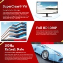 Monitor LED ViewSonic VA2209-H-2 22” IPS Full HD Monitor with Fast 1ms Response _4