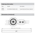 Kabel CCTV Coaxial DAHUA RG6 + Power 300M DH-PFM941I-RG6N/21-300_3