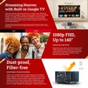 ViewSonic Smart Projector Proyektor LX60HD | LX60 with Google TV Full HD 1080P_3