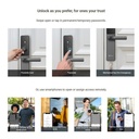 Ezviz DL05 Smart Fingerprint Door Lock Handle Kunci Pintu Doorlock DL-05 Alarm D_3