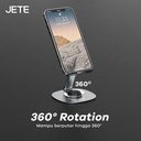 Holder HP JETE HM1 | HM2 Dudukan HP Stand Phone Metal Material Foldable Design 1_3
