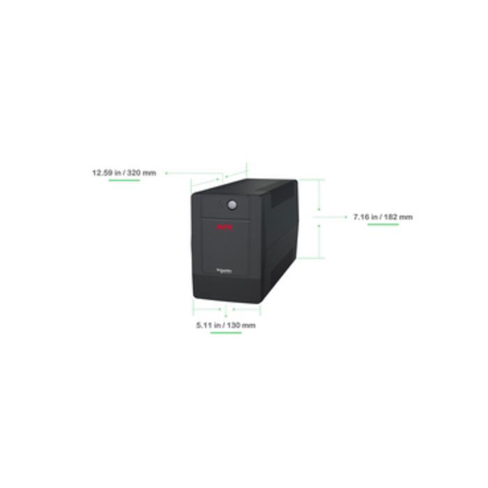 APC BVG1200I-GR BVG1200IGR Easy UPS 1200VA 650Watts | Tower | 230V | 4 SCHUKO Ou_3