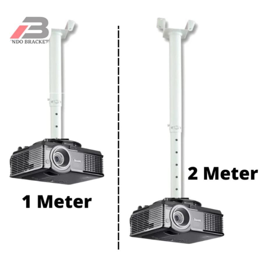 Bracket Braket Projector Proyektor Gantung 2 Meter Ceiling Mount Projector Gantu_2
