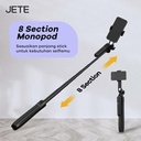 JETE Tripod Bluetooth Tongsis Selfie Stick 1,8m + Remote Tripod 2 in 1JETE H15 -_5
