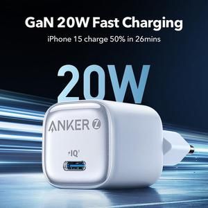 Charger Anker Zolo GaN 20W Adaptor Kepala Charger Type C to Lightning PD Ice-Coo_3