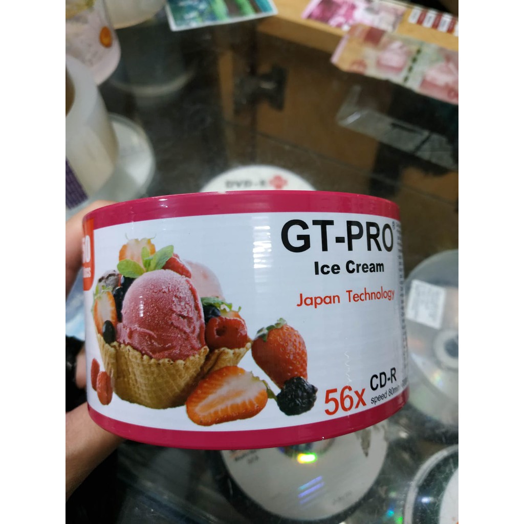CD-R GT PRO Ice Cream 56X SPEED PACK ISI 50 1 CONE CDR GTPRO Ice Cream_3