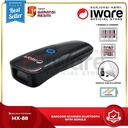 BARCODE SCANNER PORTABLE WIRELESS Mini Bluetooth 2.4G 1D&2D IWARE MX88 - IWARE M_3