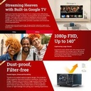 ViewSonic Smart Projector Proyektor LX60HD | LX60 with Google TV Full HD 1080P_3