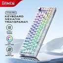 Mechanical Keyboard GAMEN Titan PRO Gasket / Gaming Mechanical Titan Pro Transpa_2