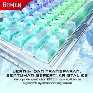 Mechanical Keyboard GAMEN Titan PRO Gasket / Gaming Mechanical Titan Pro Transpa_3